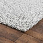 Product Image 3 for Dawson 5'x8' Wool Blend Fabric Handwoven  Gray Accent Area Rug from Classic Home Furnishings