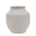 Product Image 1 for Small Round White Terracotta Cachepot from Creative Co-Op