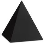 Product Image 1 for Black Concrete Pyramid from Currey & Company