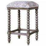 Product Image 1 for Estes Faux Cow Hide Counter Stool from Uttermost