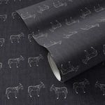 Product Image 1 for Burros Charcoal Wallpaper by Paul Meyer from Four Hands