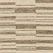 Vertical close-upcrop of rug showing clear grid pattern with alternating beige and brown stripes.
