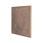 Midnight Harvest textured painting shown from side angle highlighting thin wooden frame depth