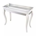 Product Image 1 for Console Table With Bent Glass In White from Elk Home
