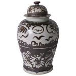 Product Image 10 for Brown Silla Flower Temple Jar from Legend of Asia
