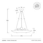 Product Image 7 for Chene Chandelier from Arteriors