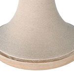 Product Image 3 for Malibu Natural Rope Wrapped Base Dining Table With Top And Base In Cerused Oak from Worlds Away