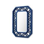 Another side angle emphasizing the sculptural depth and vibrant marine blue color