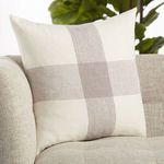 Product Image 1 for Pembroke White/ Gray Striped Polyester Throw Pillow from Jaipur 