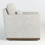 Product Image 4 for Denton Peppered Slate Polyester Swivel Chair from Alder & Tweed