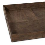 Product Image 5 for Derby Square Leather Tray - Brown from Regina Andrew Design
