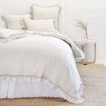 Product Image 1 for Mathilde Flax Linen Twin Duvet Cover from Pom Pom at Home
