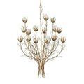 Product Image 5 for Star Magnolia Chandelier from Currey & Company