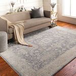 Product Image 3 for Avant Global-Inspired Wool Charcoal / Beige Rug - 7'10" Round from Surya