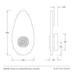 Product Image 8 for Ravelle Alabaster Wall Sconce from Arteriors