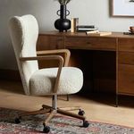 Product Image 18 for Melrose Sheepskin Natural Solid Ash Desk Chair from Four Hands