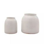 Product Image 1 for Terracotta Vases, White, Set Of 2 from SN Warehouse