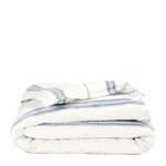 Product Image 3 for Brooke Blue Stripe Linen Cashmere Duvet Cover from Classic Home Furnishings
