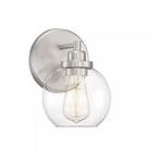 Product Image 1 for Carson Satin Nickel 1 Light Bath from Savoy House 