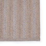 Topsail Indoor/ Outdoor Striped Gray/ Taupe Rug image 4