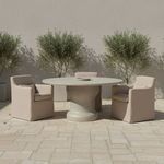 Product Image 4 for Magnolia Cream Outdoor Dining Table from Moe's
