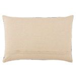 Product Image 1 for Bev Light Gray/ Silver Geometric Lumbar Pillow from Jaipur