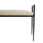 Product Image 4 for Barbana Natural Upholstered Linen Bench from Arteriors