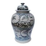 Product Image 7 for Blue & White Sea Flower Temple Jar from Legend of Asia