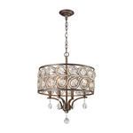Product Image 1 for Evolve 4 Light Chandelier In Weathered Zinc from Elk Lighting