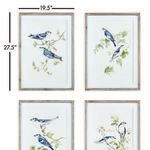 Product Image 4 for Blue Birds Prints, Set Of 4 from Napa Home And Garden