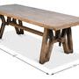 Product Image 1 for Miner's Camp Dining Table from Sarreid Ltd.