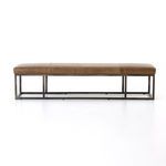 Product Image 2 for Beaumont Leather Bench - Warm Taupe Dakota from Four Hands