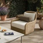 Product Image 4 for Bellage Cream Outdoor Swivel Chair from Four Hands