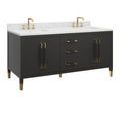 Product Image 1 for Verona Black Vanity with Rectangular Undermount Sink from Currey & Company