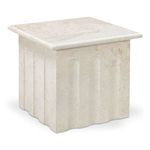 Product Image 2 for Forum Cream Marble Side Table from Moe's