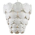 Product Image 3 for Tulum White Chandelier from Currey & Company