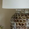 Product Image 2 for Rusty Brown Porcelain Jar With Fish Scale Pattern Table Lamp from Legend of Asia