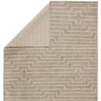 Product Image 1 for Alloy Handmade Striped Light Taupe/ White Rug from Jaipur 