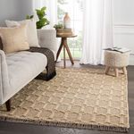 Product Image 2 for Thierry Natural Trellis Dark Taupe / Gray Area Rug - 2'X3' from Jaipur