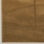 Close-up on lower canvas section showing muted landscape background and lightly frayed fabric edge