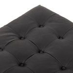 Product Image 6 for Halston Top Grain Leather Ottoman - Heirloom Black from Four Hands