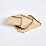 Product Image 4 for Dezi Rectangular Serving Trays, Set of 3 from Napa Home And Garden