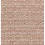 Beige and rust rectangular indoor/outdoor rug with geometric hexagonal and linear pattern