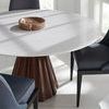 Product Image 2 for White Marble Modern All Natural Round Dining Table from Caracole