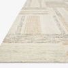 Close-up angled view showing texture and pile height of the Milo Slate Olive rug