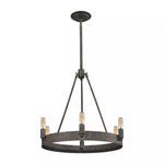 Product Image 1 for Lewisburg 6 Light Chandelier In Malted Rust from Elk Lighting