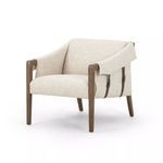 Bauer Leather Chair - Thames Cream image 1