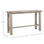 Product Image 6 for Croquet Teak Bar Table from Summer Classics