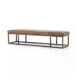 Product Image 1 for Beaumont Leather Bench - Warm Taupe Dakota from Four Hands