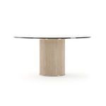Product Image 2 for Rhythm Round Glass Top Dining Table from Caracole